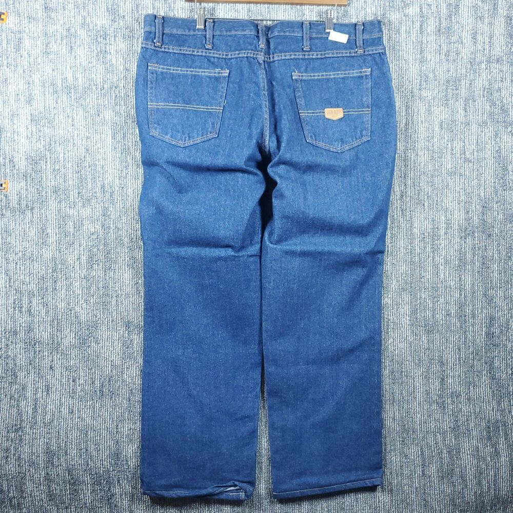 Red Kap Women's 20W Relaxed Fit Jeans Stonewash PD63 34L Workwear Utility